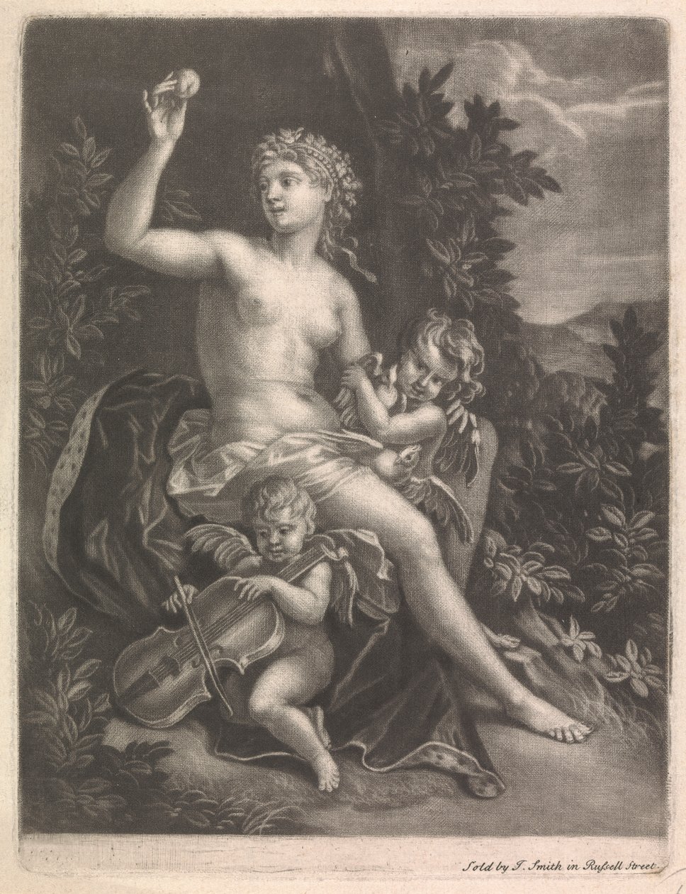 Venus holder æblet fra Paris af John Smith