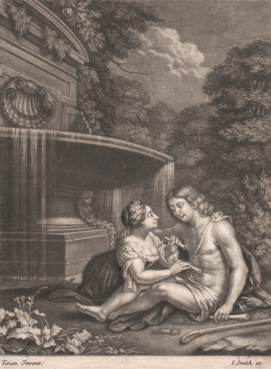 Venus tilbageholder Adonis fra jagten af John Smith