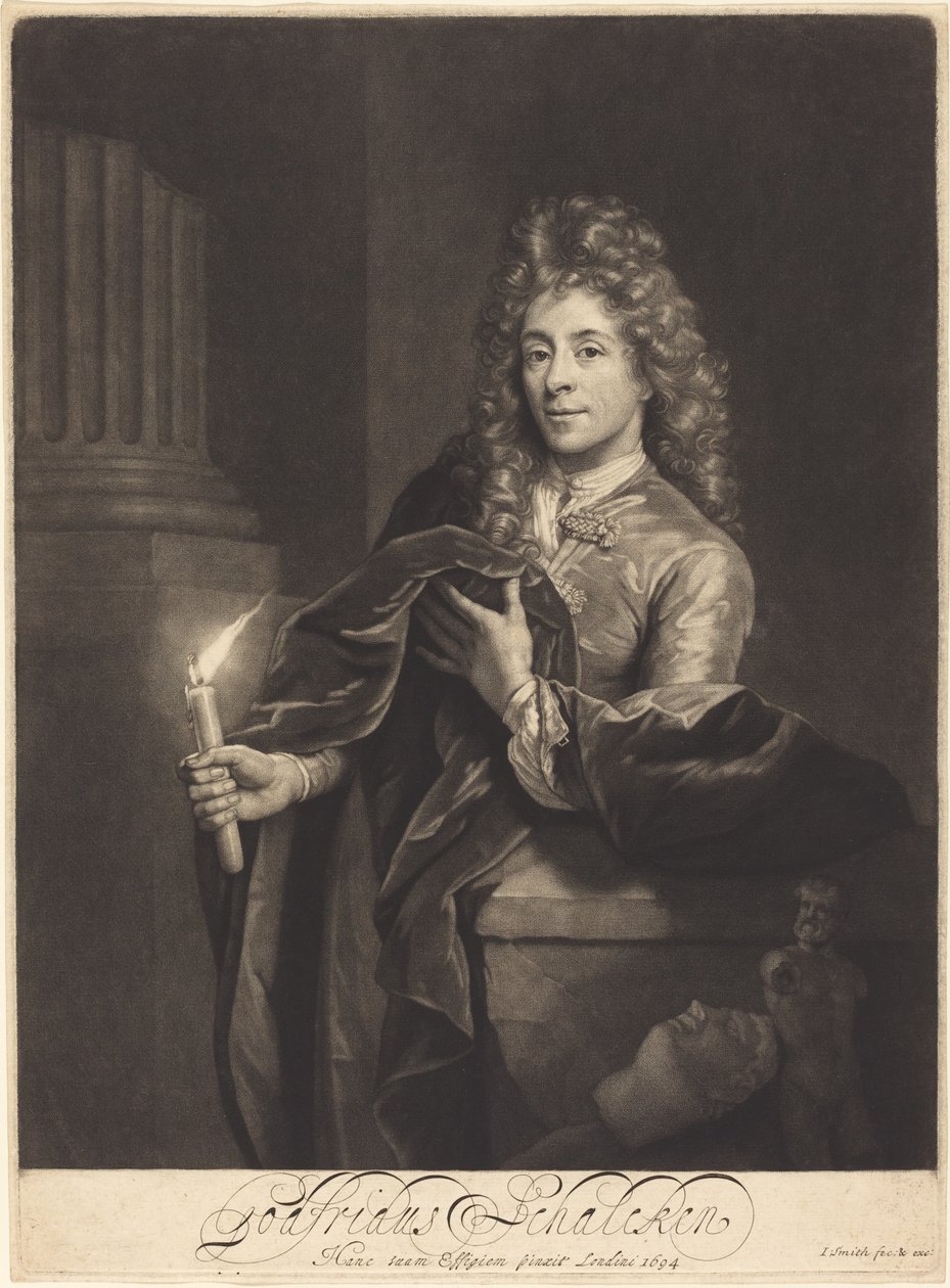 Godfried Schalcken af John Smith after Godefridus Schalcken