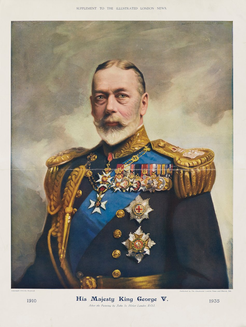 Kong George V af John St. Helier (after) Lander