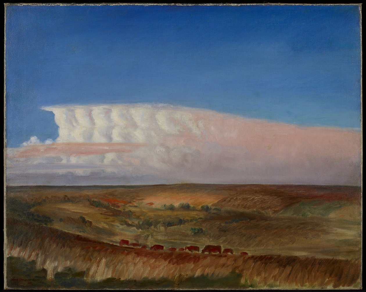 The Cloud, ca. 1930 (olie på lærred) af John Steuart Curry