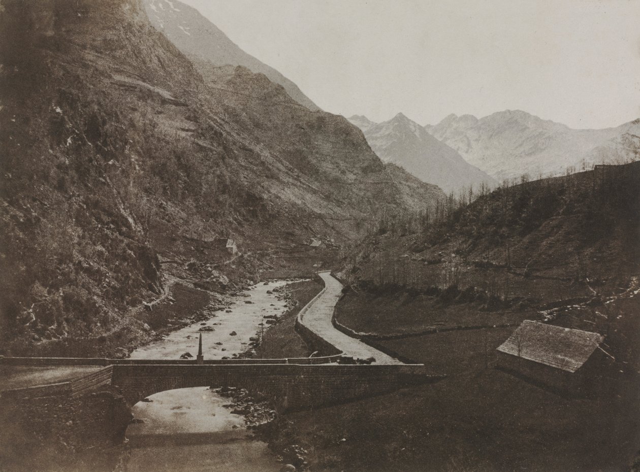 Udsigt langs ruten til Luz, Portugal, 1852-1853. af John Stewart