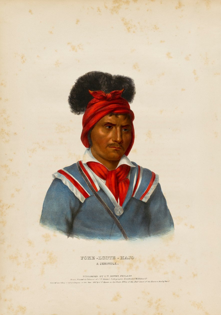 Foke-luste-ajo, en seminole af John T. Bowen