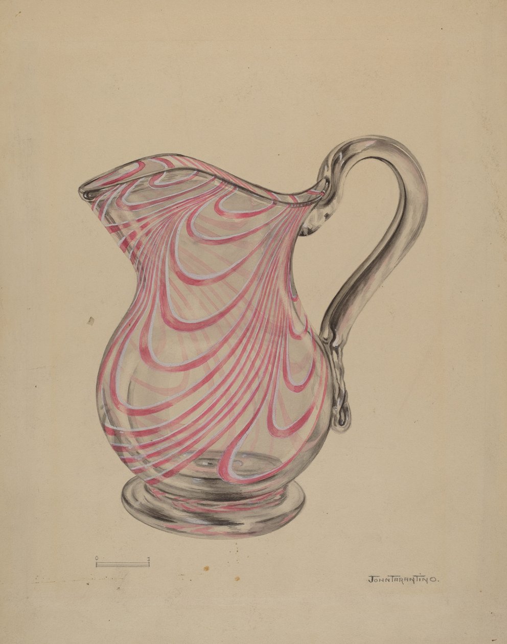 Flødekande, ca. 1936. af John Tarantino