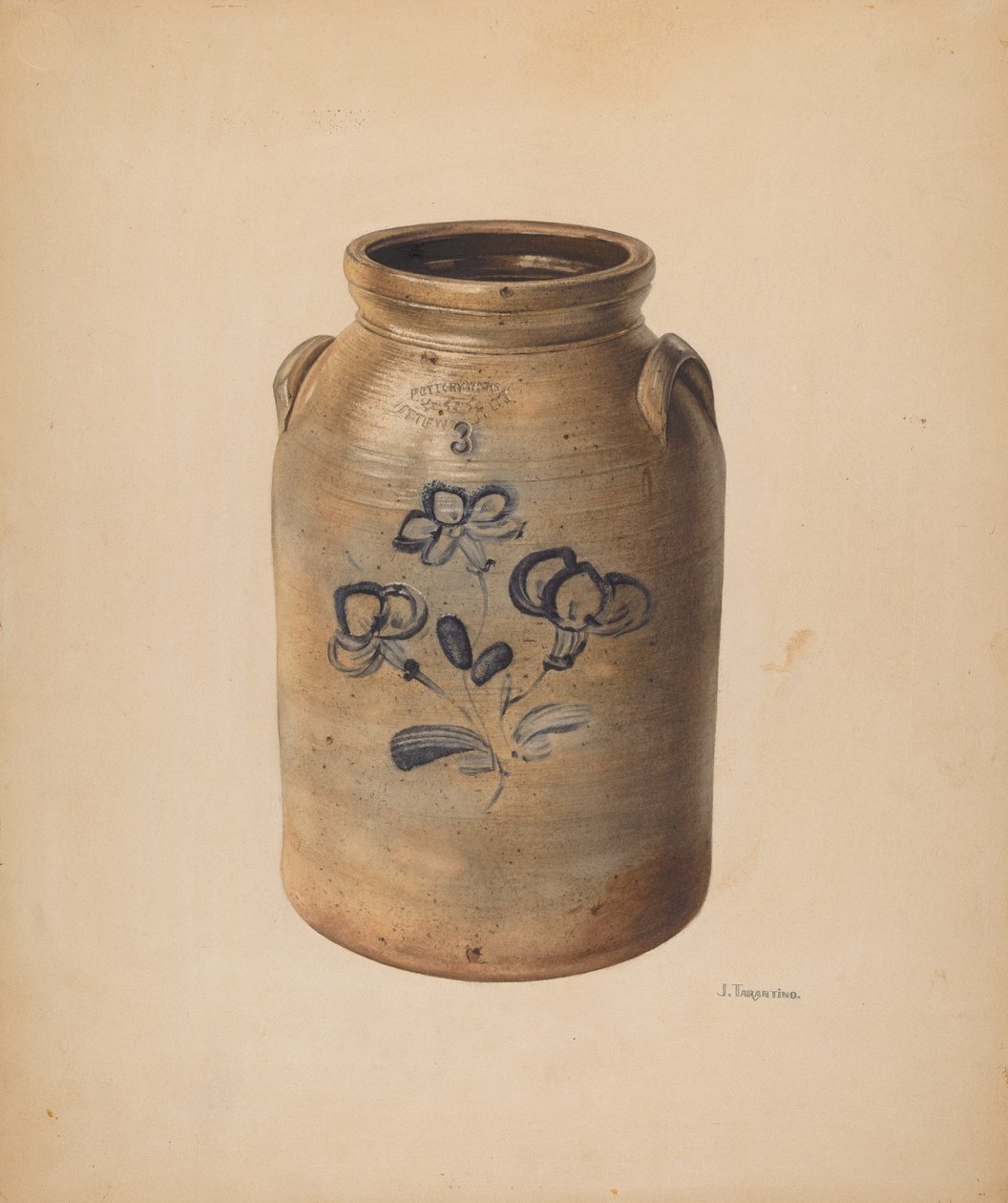 Krukke, sandsynligvis 19371938. af John Tarantino