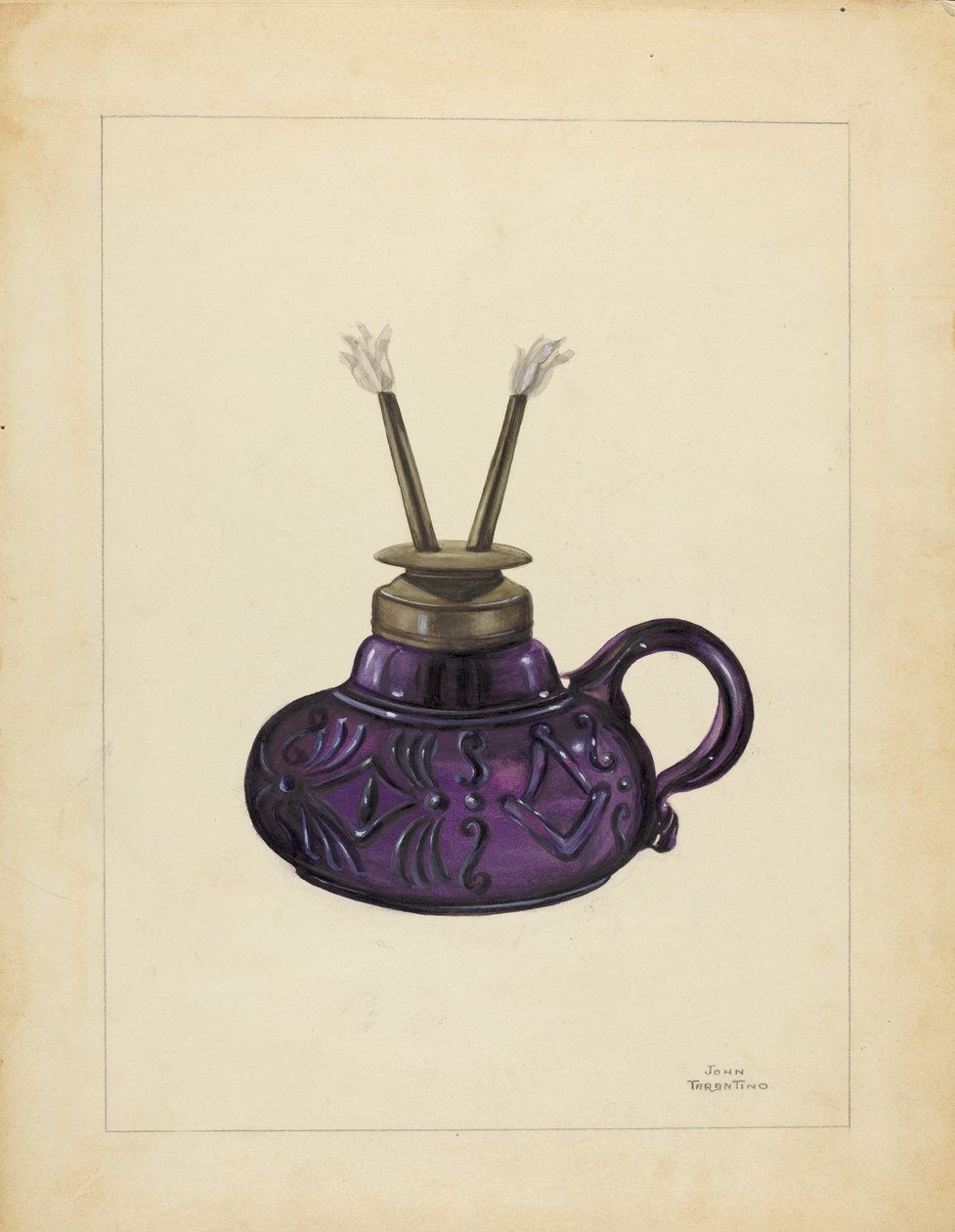 Lampe, ca. 1940. af John Tarantino