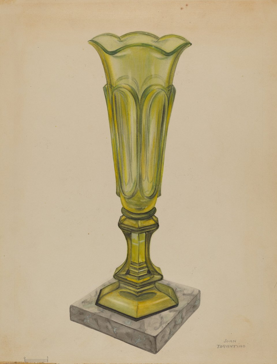 Vase, ca. 1937. af John Tarantino