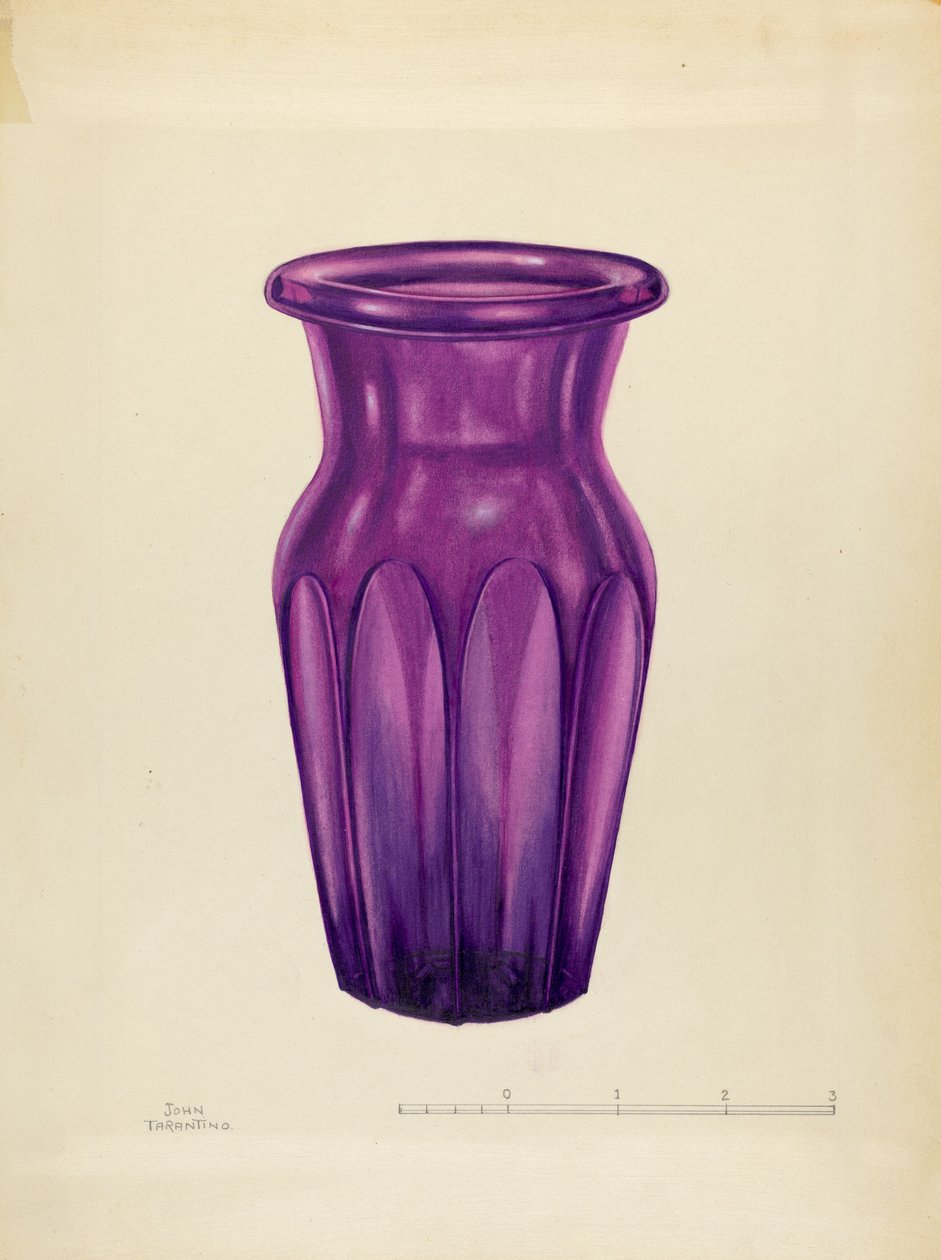 Vase, ca. 1940. af John Tarantino