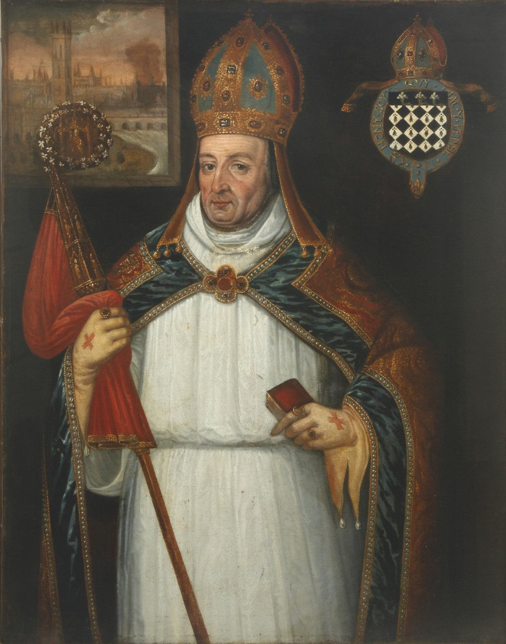 William af Waynflete, biskop af Winchester, 1669 af John Taylor