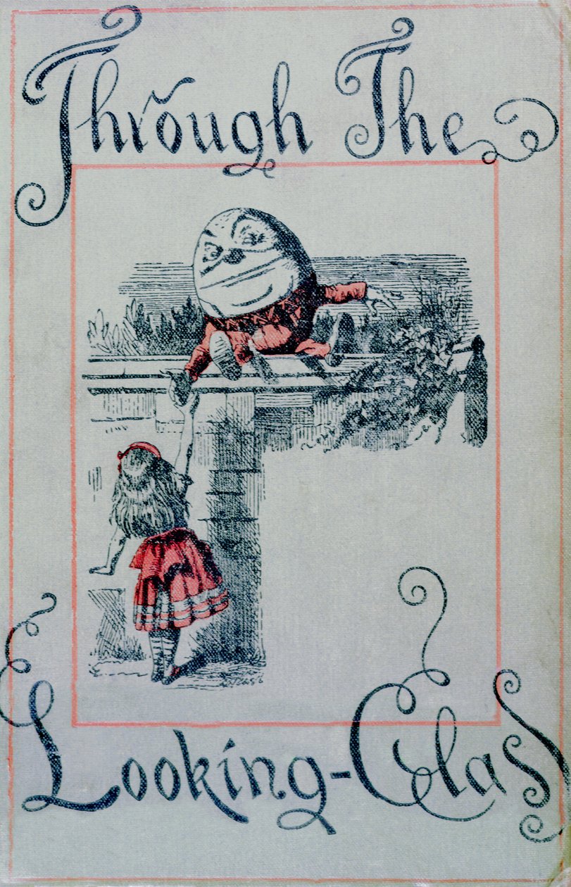 Alice og Humpty Dumpty, forsideillustration til 