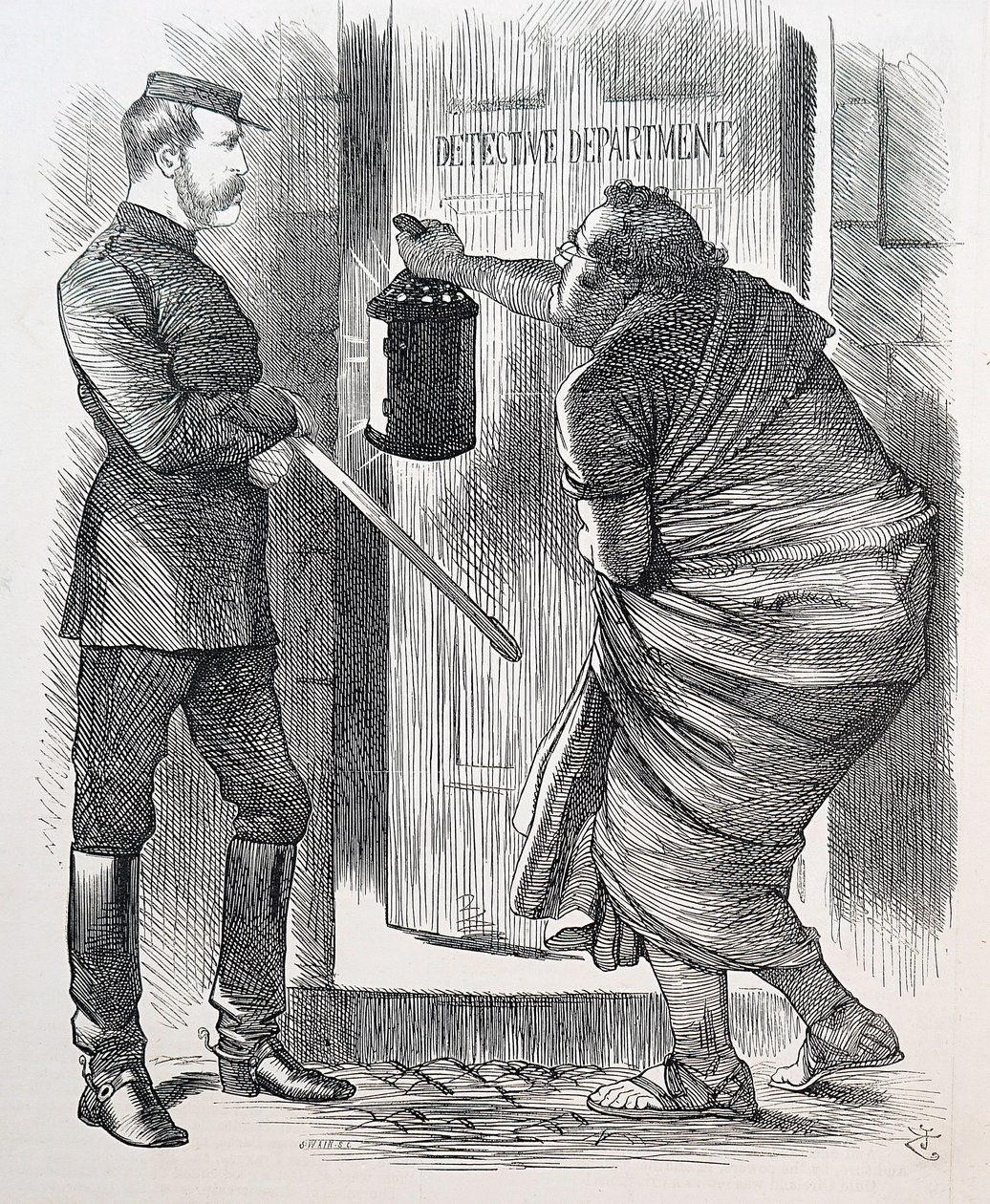 Tegnefilm af John Tenniel af John Tenniel