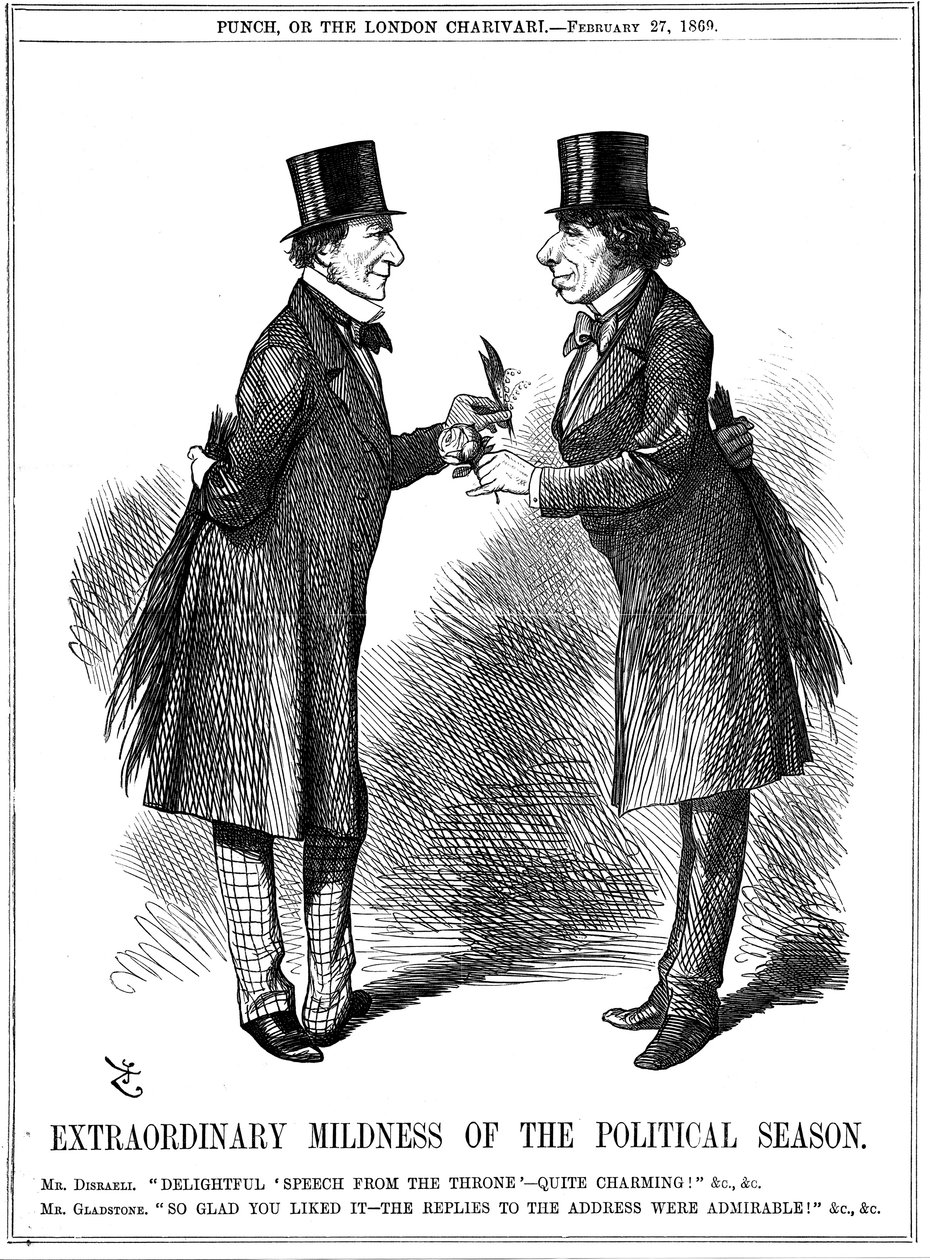 Ekstraordinær mildhed i den politiske årstid, 1869 af John Tenniel