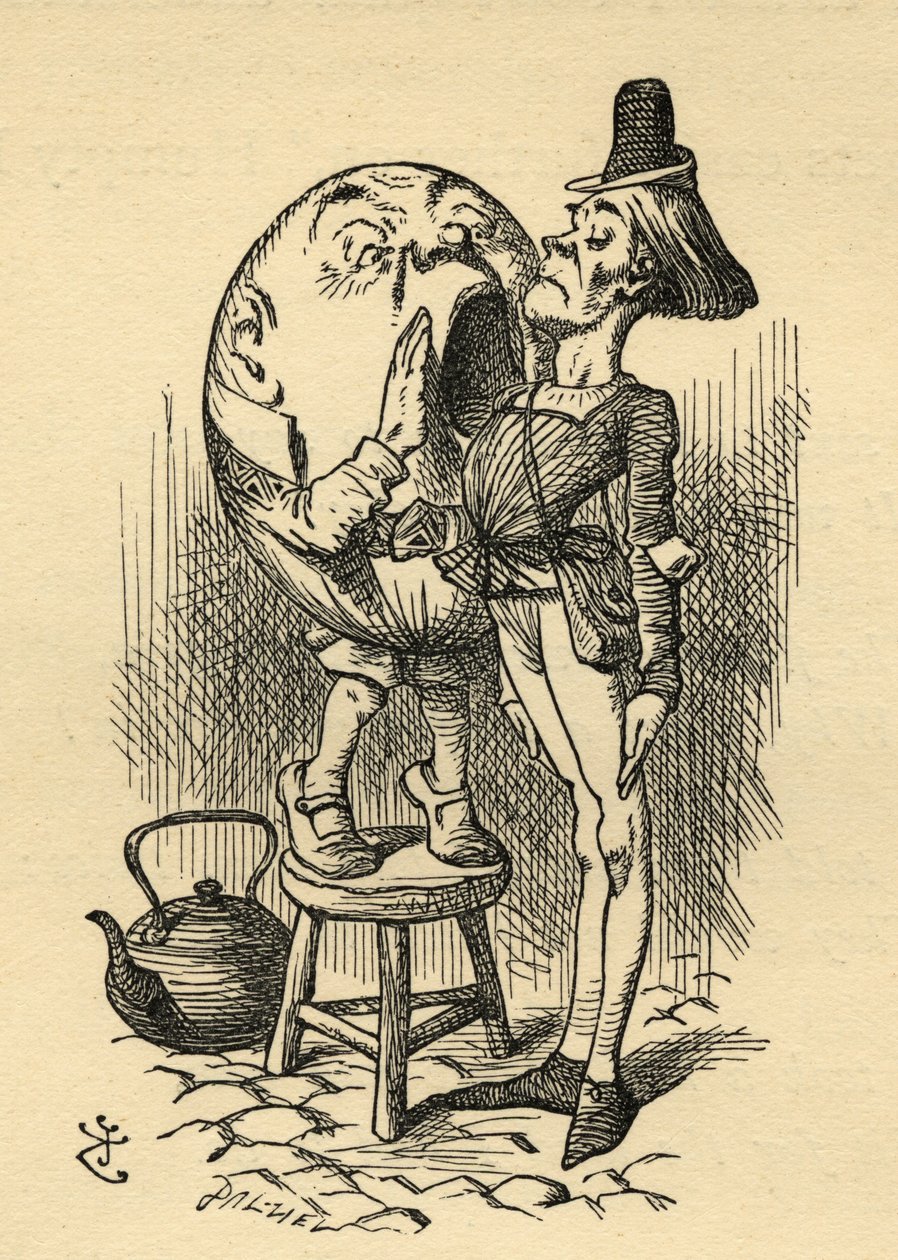 Humpty Dumpty, illustration fra 