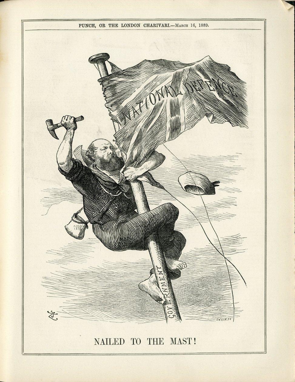 Illustration af John Tenniel (1820-1914) i Punch af John Tenniel