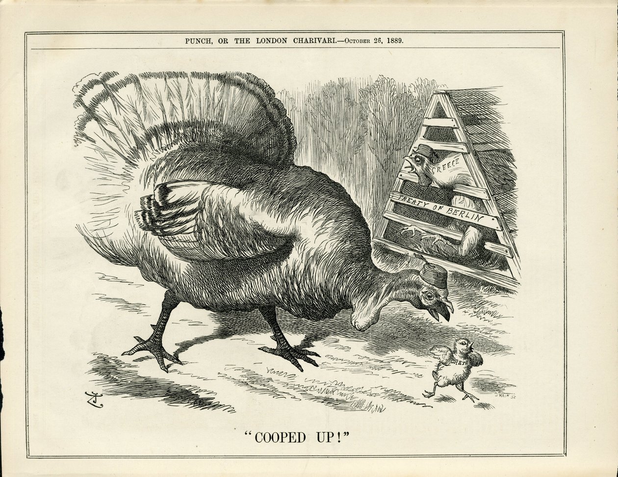 Illustration af John Tenniel (1820-1914) i Punch af John Tenniel