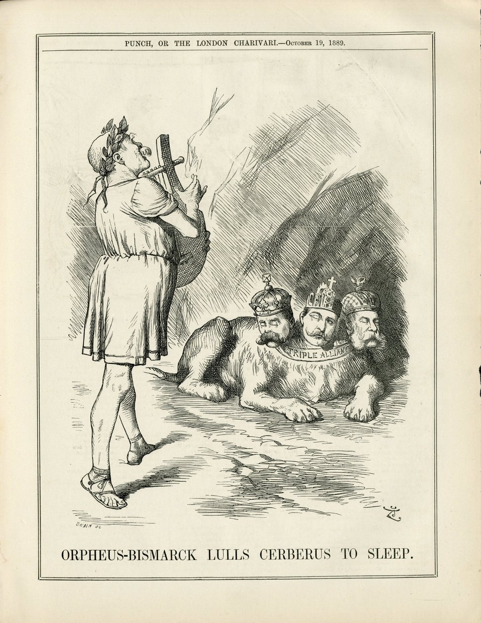 Illustration af John Tenniel (1820-1914) i Punch af John Tenniel
