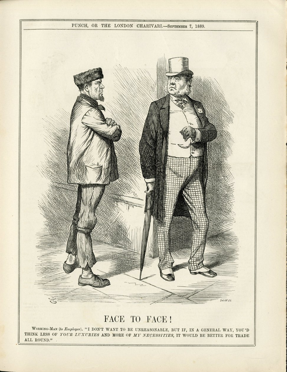Illustration af John Tenniel (1820-1914) i Punch af John Tenniel