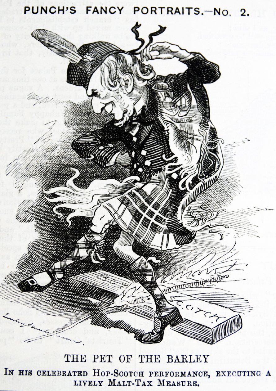 Politisk satire, der skildrer William Ewart Gladstone af John Tenniel
