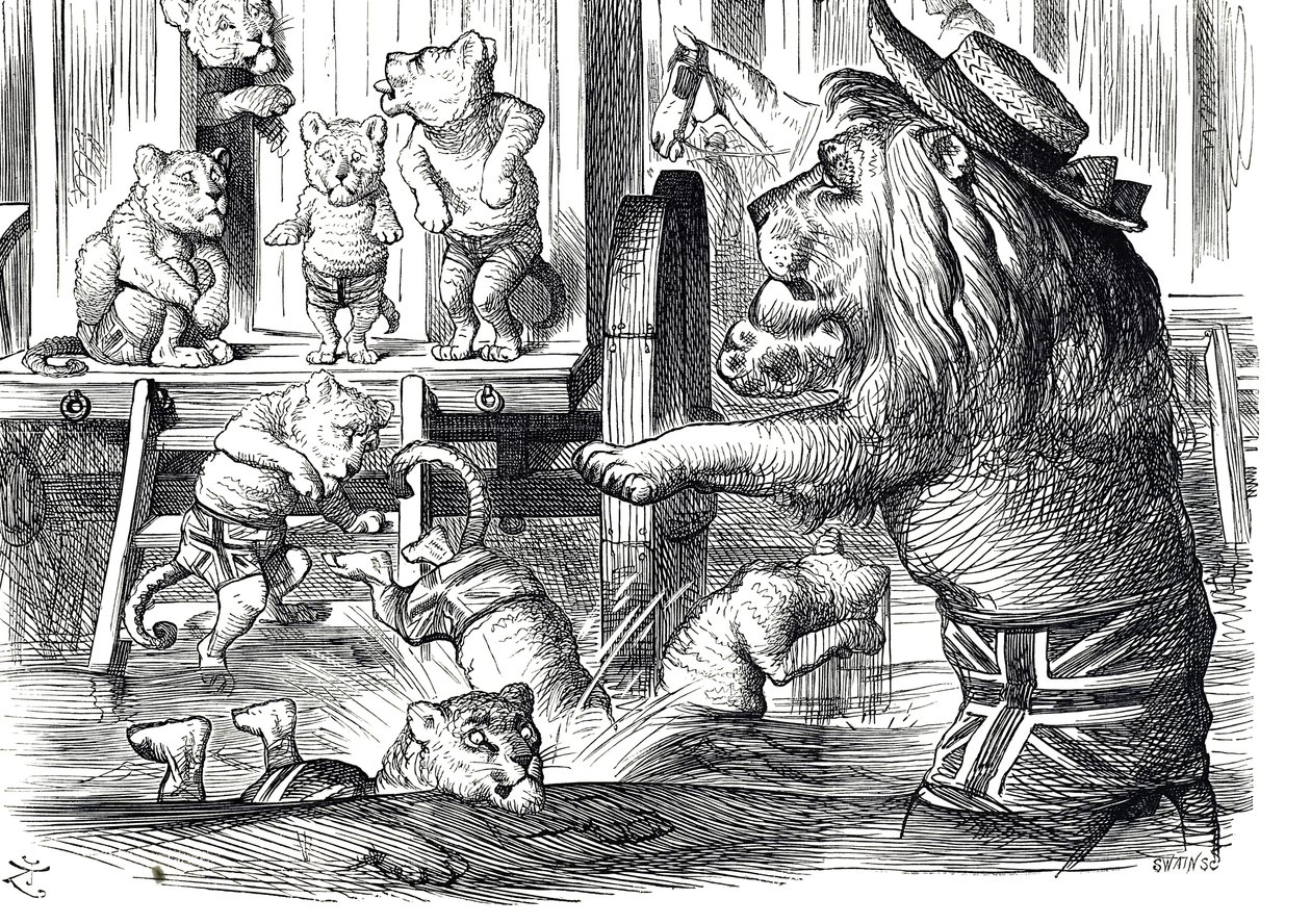 Punchs råd til de britiske feriegæster ved havet af John Tenniel