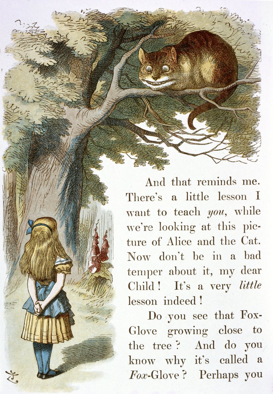 Cheshire-katten af John Tenniel
