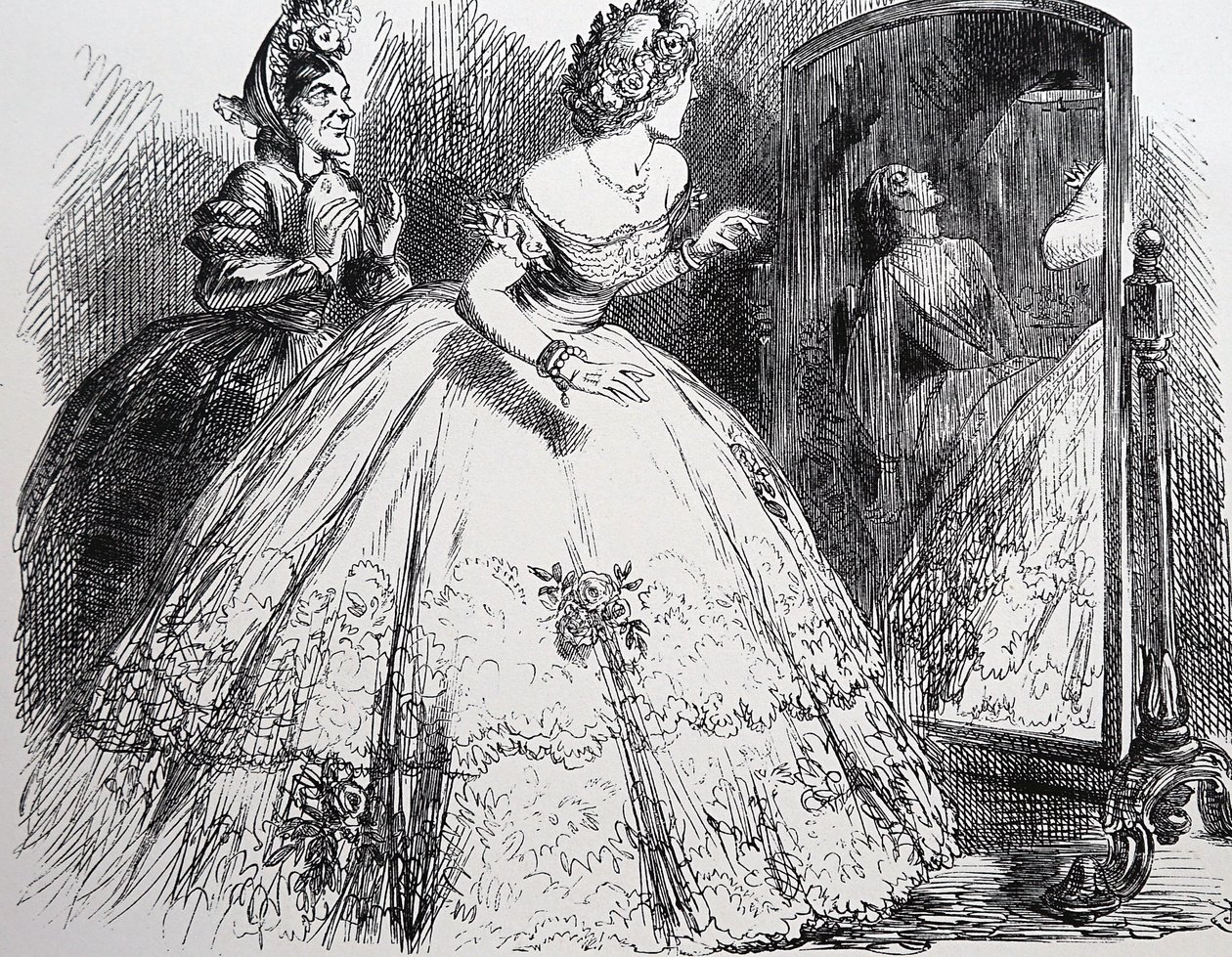 Den hjemsøgte dame af John Tenniel