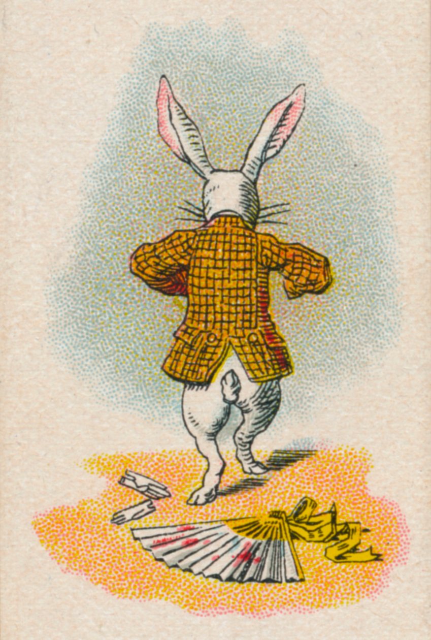 Kaninen løber væk, 1930 af John Tenniel