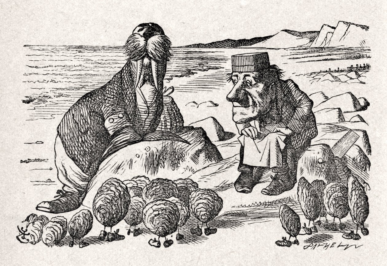 Hvalrossen og af John Tenniel
