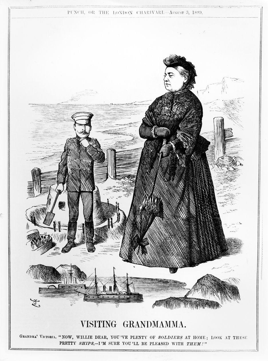 Besøgende bedstemor, illustration fra 