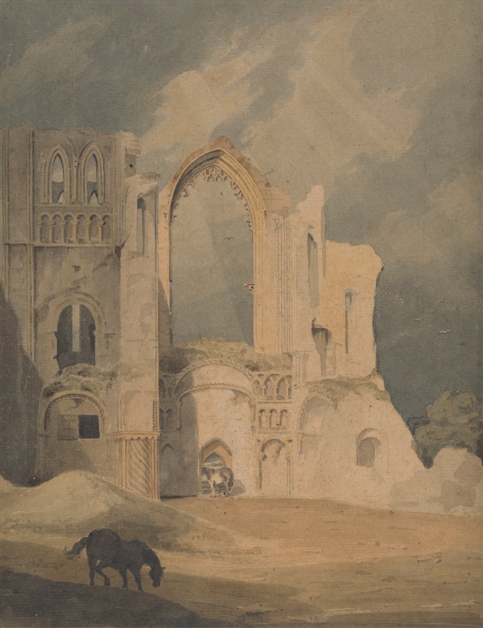 Castle Acre Priory af John Thirtle