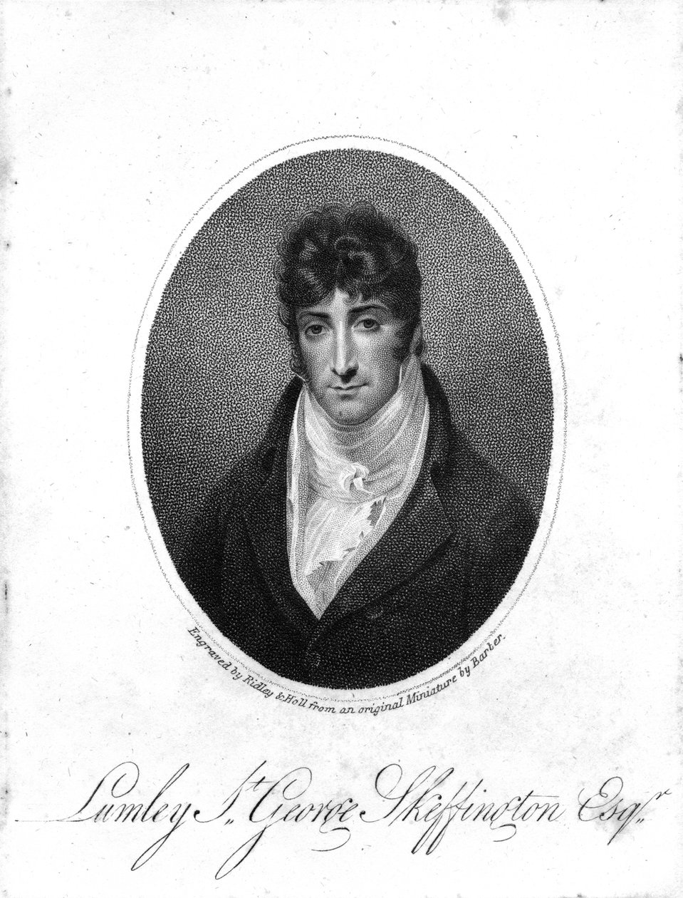 Sir Lumley St. George Skeffington, graveret af Ridley und Holl, 1806 af John Thomas Barber Beaumont
