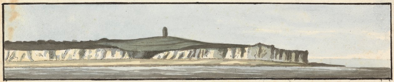 The South Foreland (en af tre tegninger på en montering) af John Thomas Serres