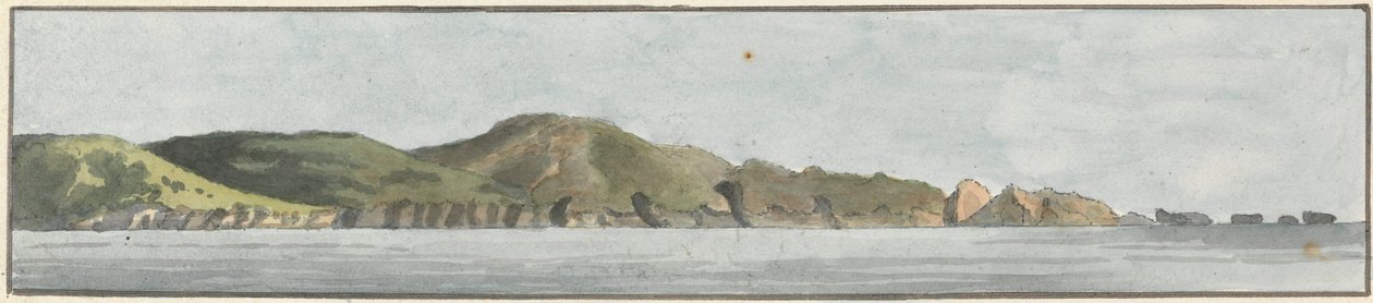 The Start Point, North East by North (en af fem tegninger på en montering) af John Thomas Serres