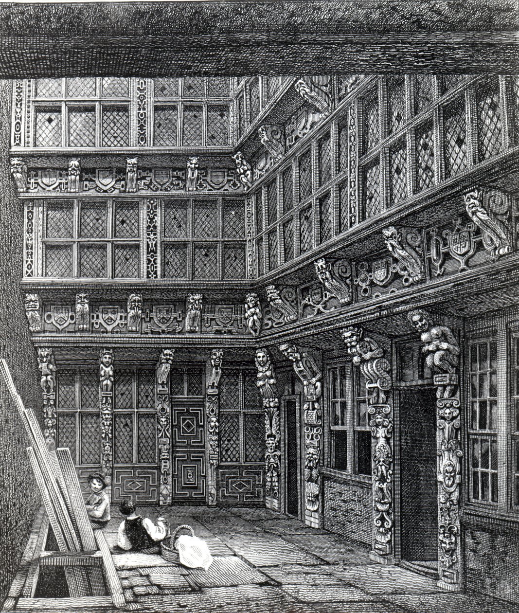 A Magnificent Mansion for nylig stående i Hart Street, Crutched Friars, udgivet i Smiths 