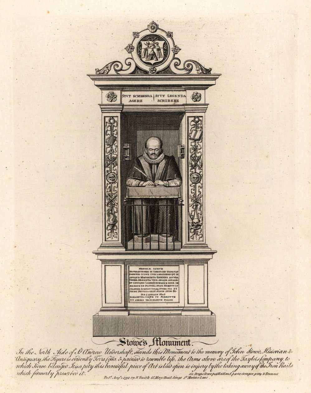 John Stowe, historiker og antikvar af John Thomas Smith