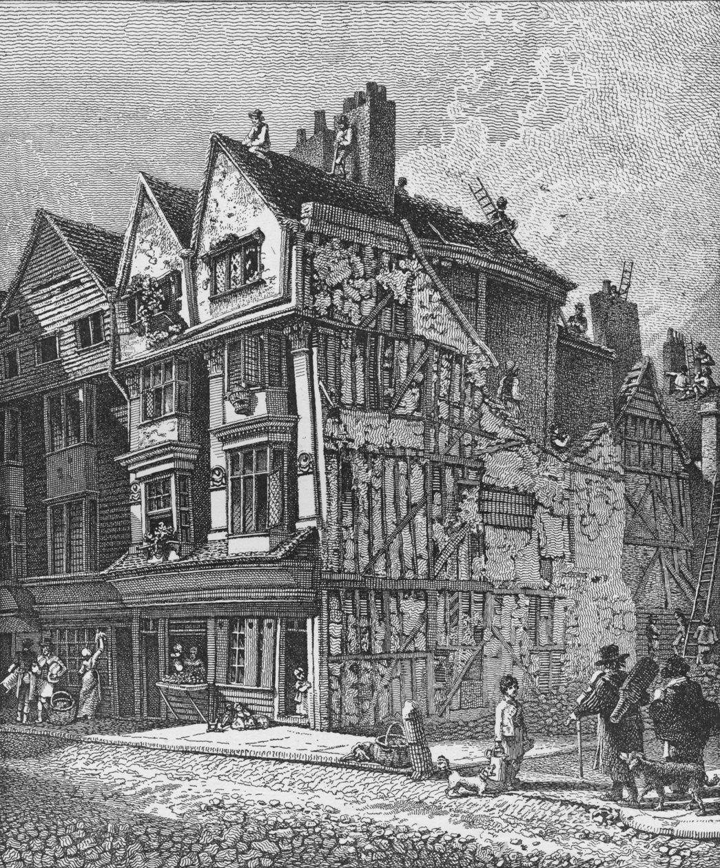 Long Lane, Smithfield, City of London, 1810 1911 af John Thomas Smith