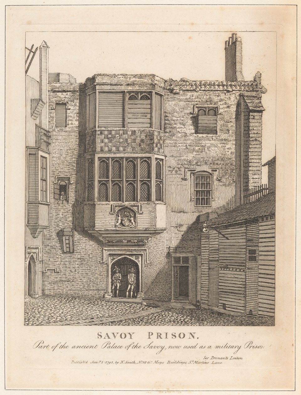 Savoy-fængslet af John Thomas Smith