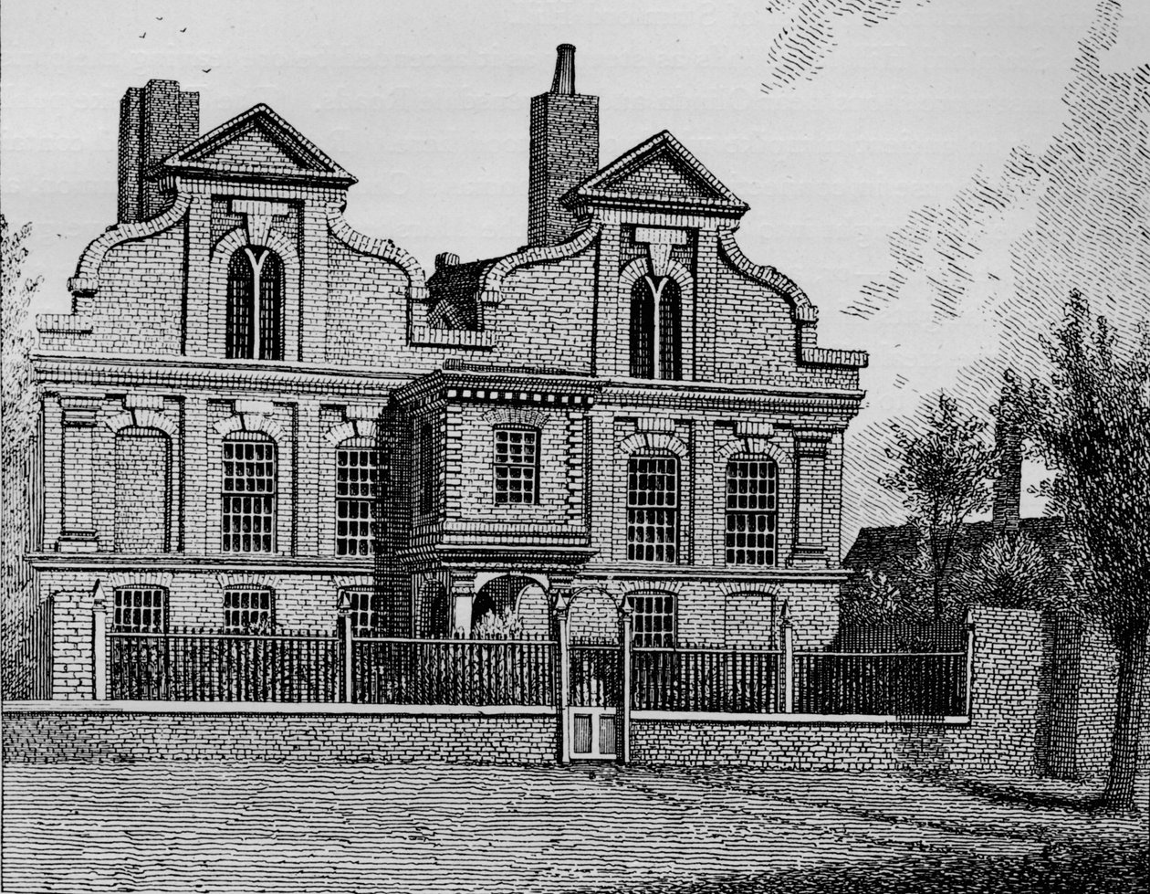 The Old Manor House, Hackney, 1800 1911 af John Thomas Smith