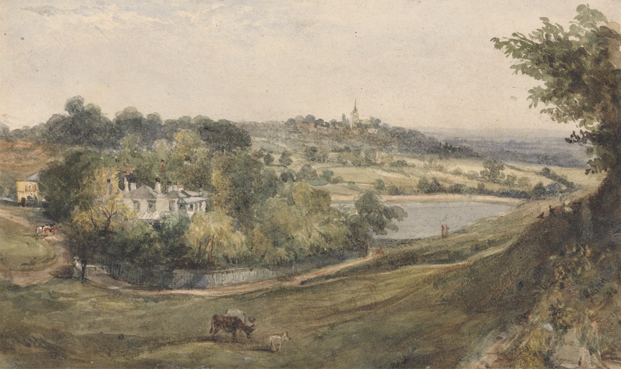 Vale of Health - Hampstead af John Thomas Smith