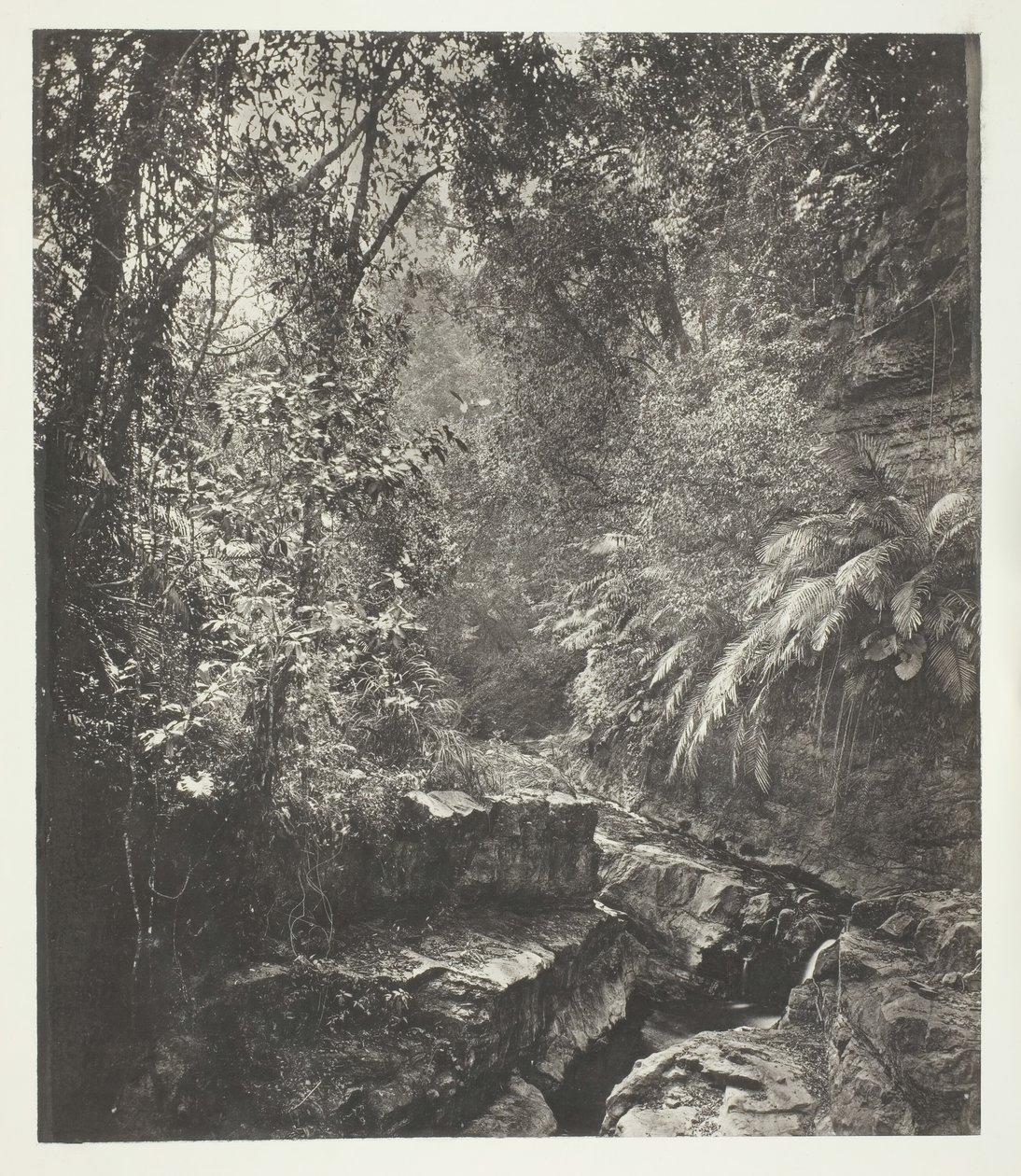 Et bjergpas i Formosa, ca. 1868. af John Thomson