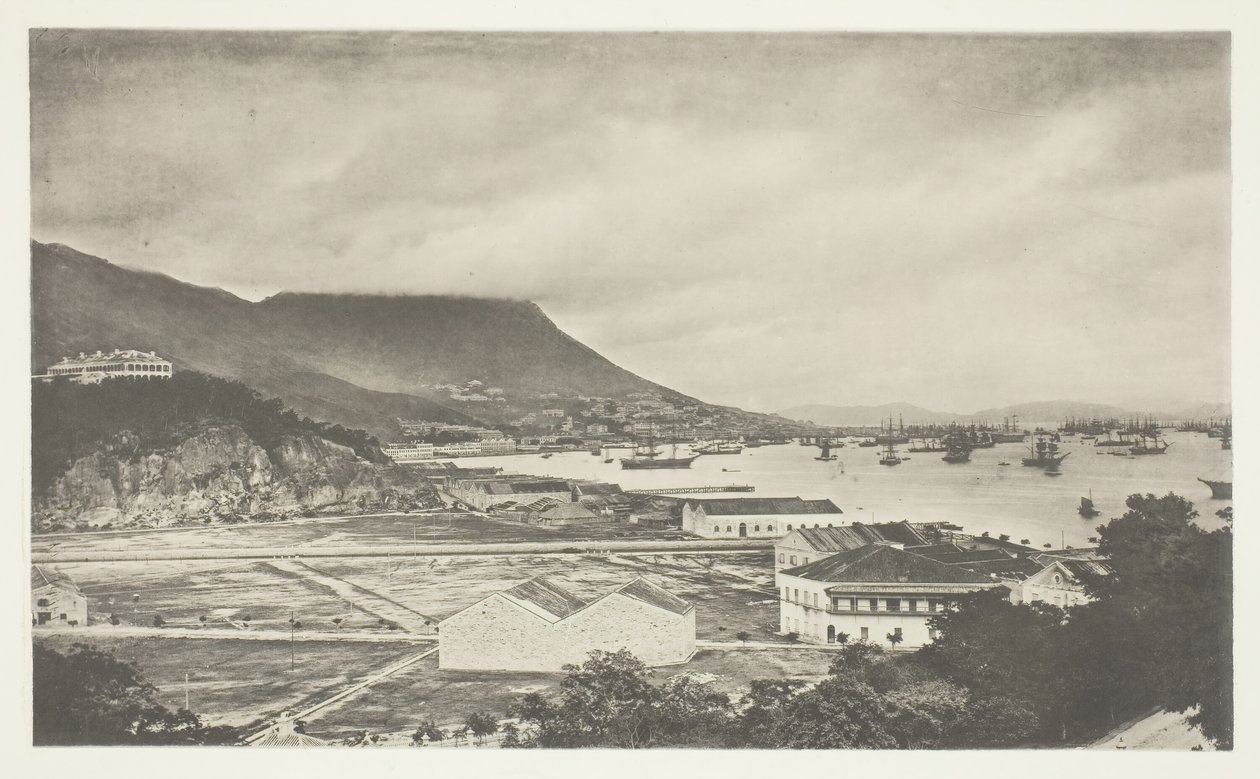 Byen Victoria, Hong-Kong, ca. 1868. af John Thomson