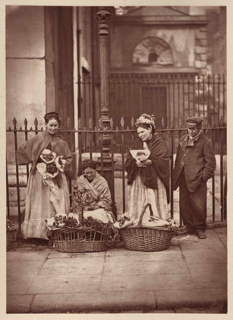 Covent Garden blomsterkvinder af John Thomson
