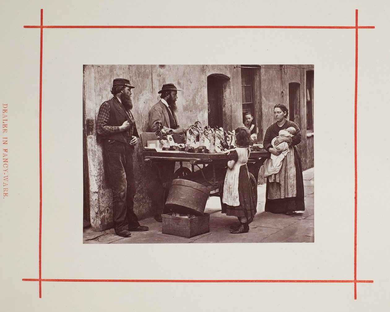 Forhandler i Fancy-Ware, 1877. af John Thomson