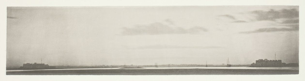 Hoi-How, den foreslåede nye traktathavn, øen Hainan, ca. 1868. af John Thomson