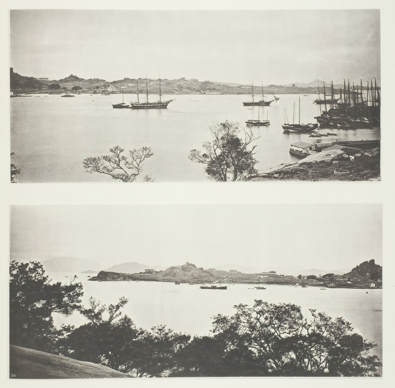 Øen Kulangsu, ca. 1868. af John Thomson