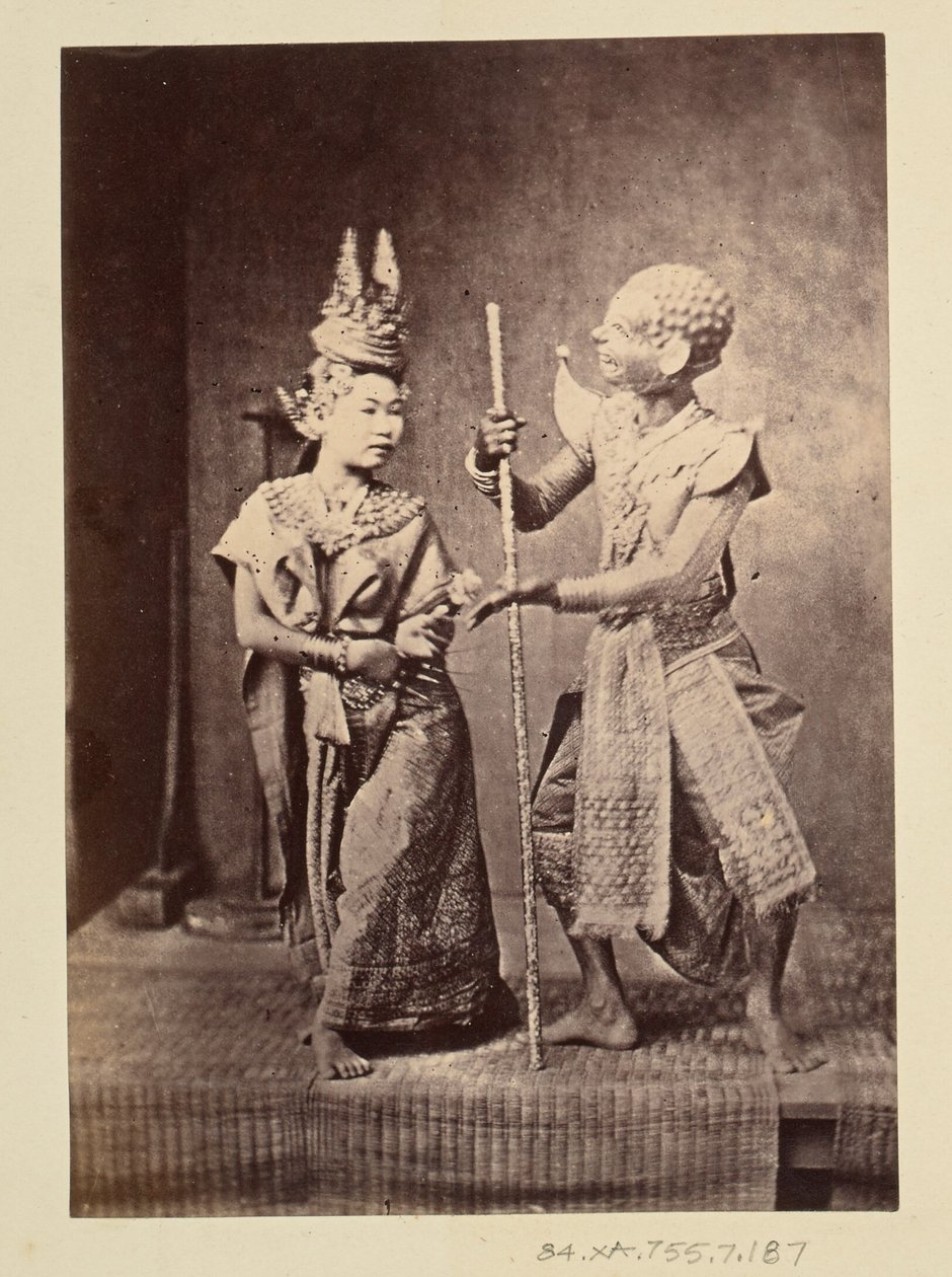 [Khon-udøvere] af John Thomson