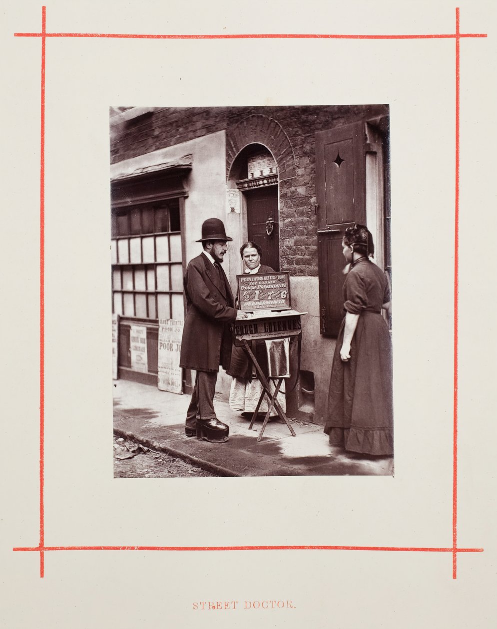 Gadelæger, 1877. af John Thomson
