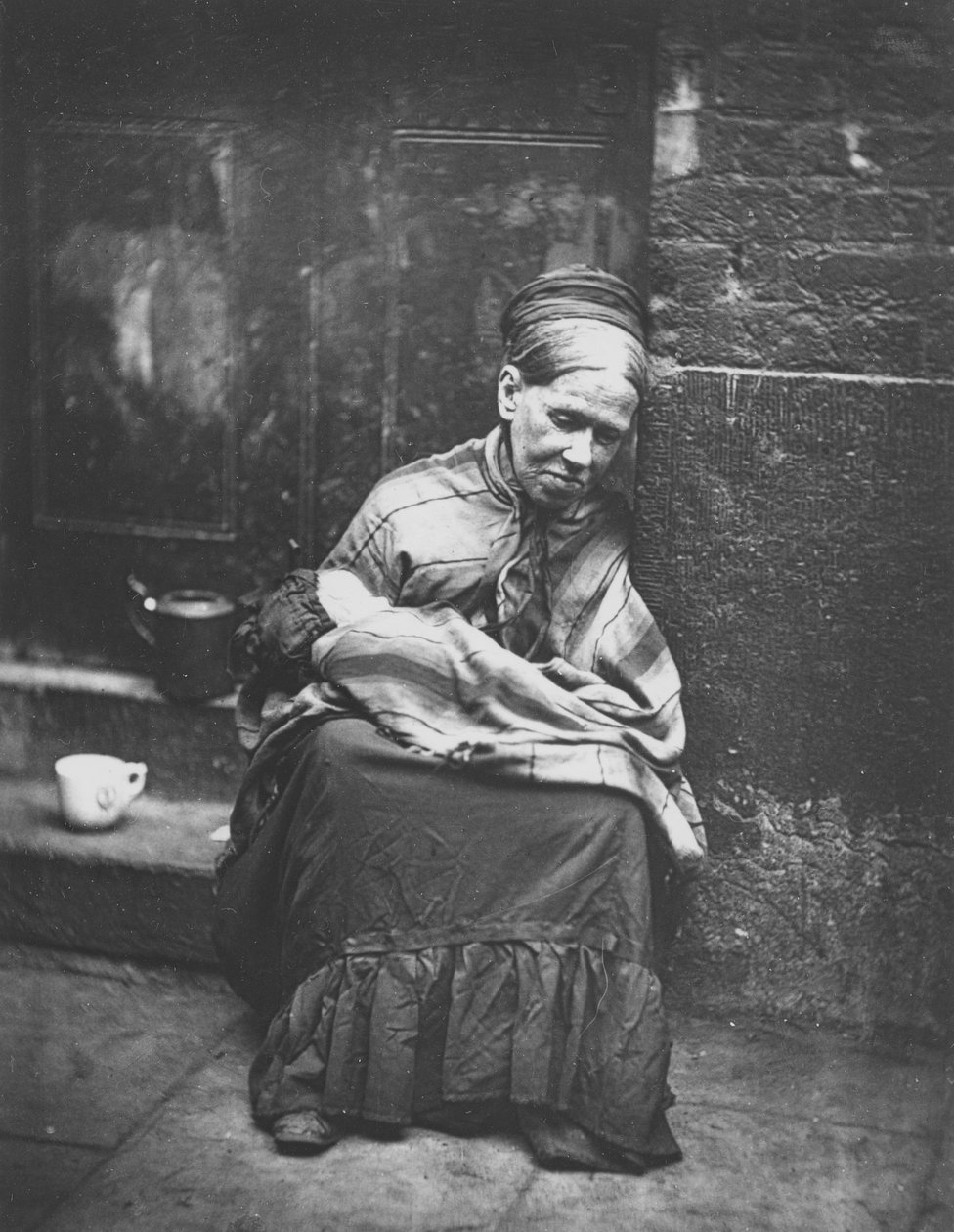 The Crawlers, fra Street Life i London, af J. Thomson og Adolphe Smith, 1877 af John Thomson