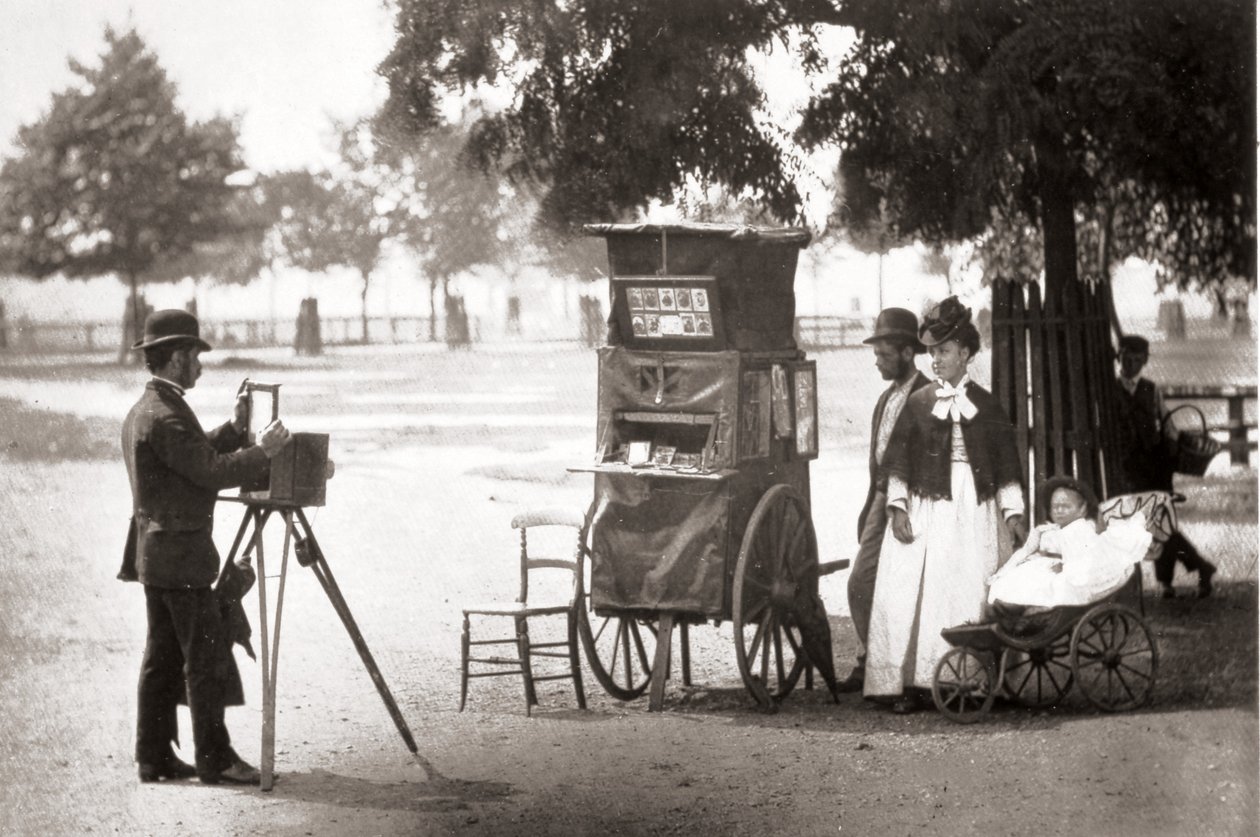 Waiting for Hire, fra "Street Life in London", af J. Thomson og Adolphe Smith, 1877 af John Thomson