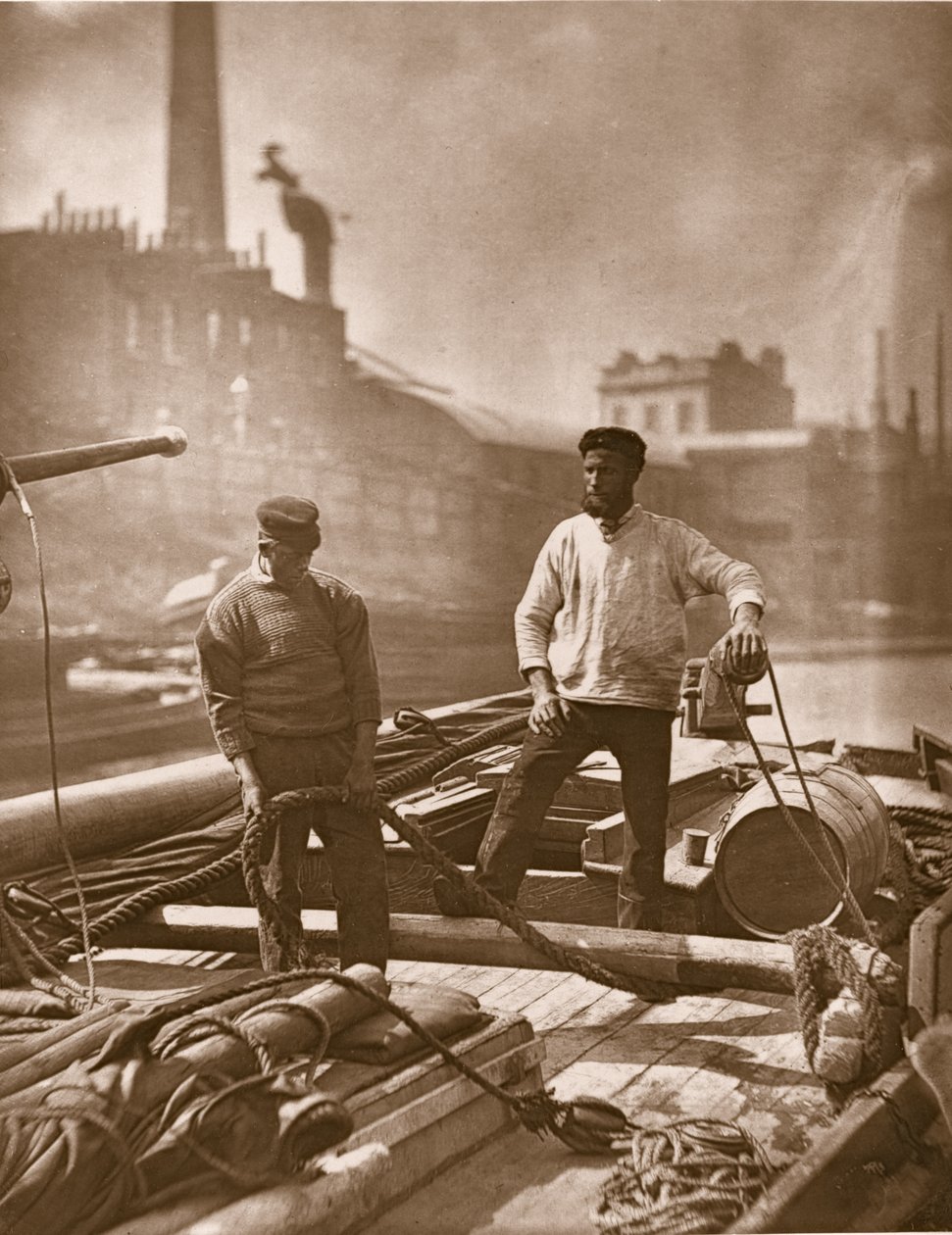 Arbejdere på "Silent Highway", fra "Street Life in London", 1877-78 (woodburytype) af John Thomson
