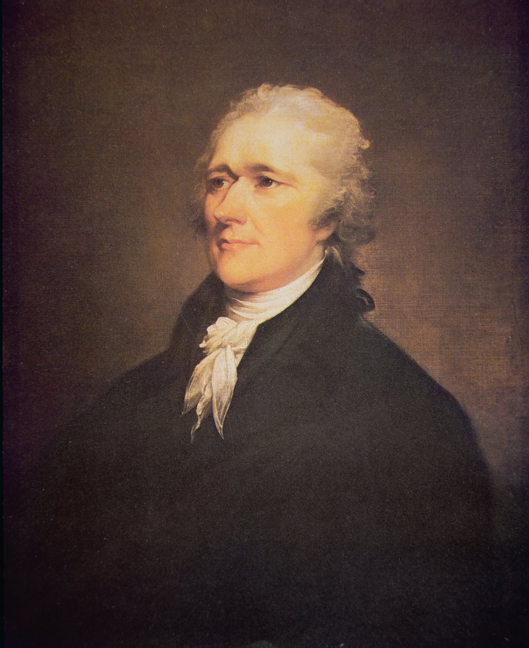Alexander Hamilton (1755-1804) c.1806 (olie på lærred) af John Trumbull